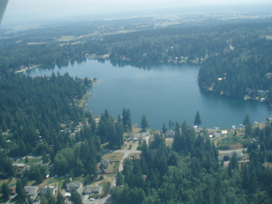 Lake Goodwin, WA: lake goodwin from a float plane, summer 2007