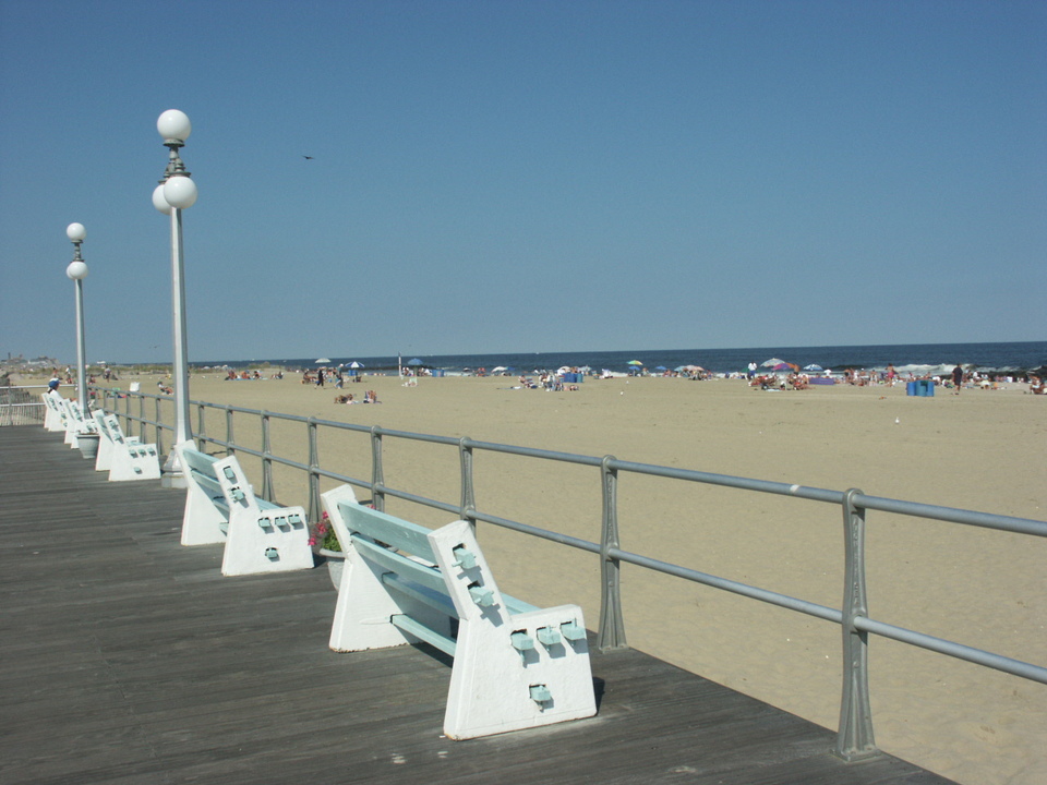 Bradley Beach, NJ: Boardwalk & Beach