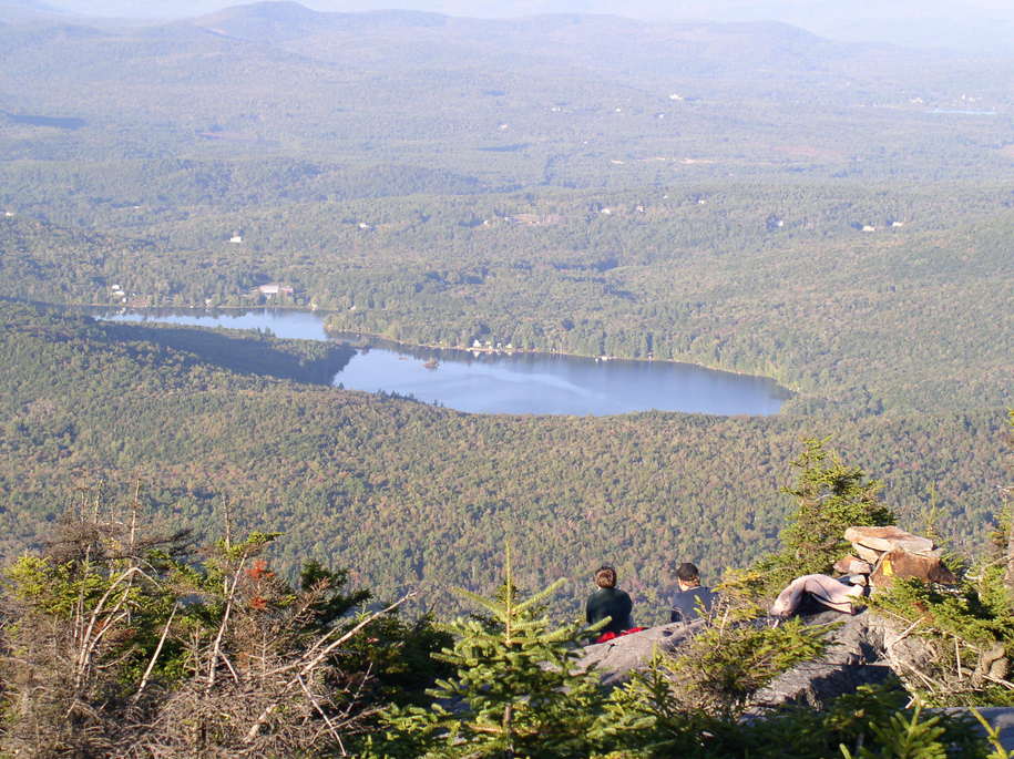 Andover, NH: View of Andover from Kearsarge Mt