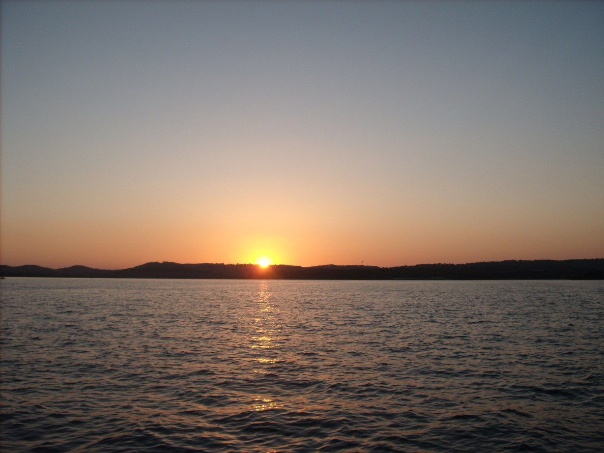 Kimberling City MO Sunset On Table Rock Lake Near The Bridge Photo 