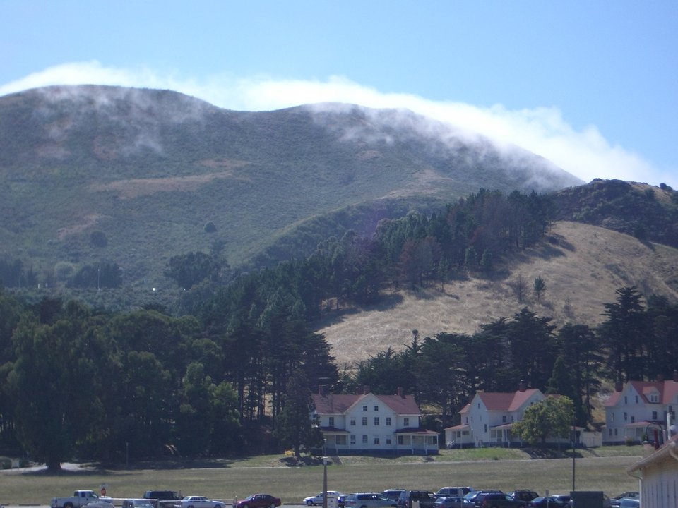 Sausalito, CA: View of Marin Headlands from Discovery Museum