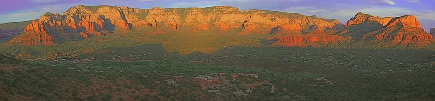 Sedona, AZ: Sunset in Sedona