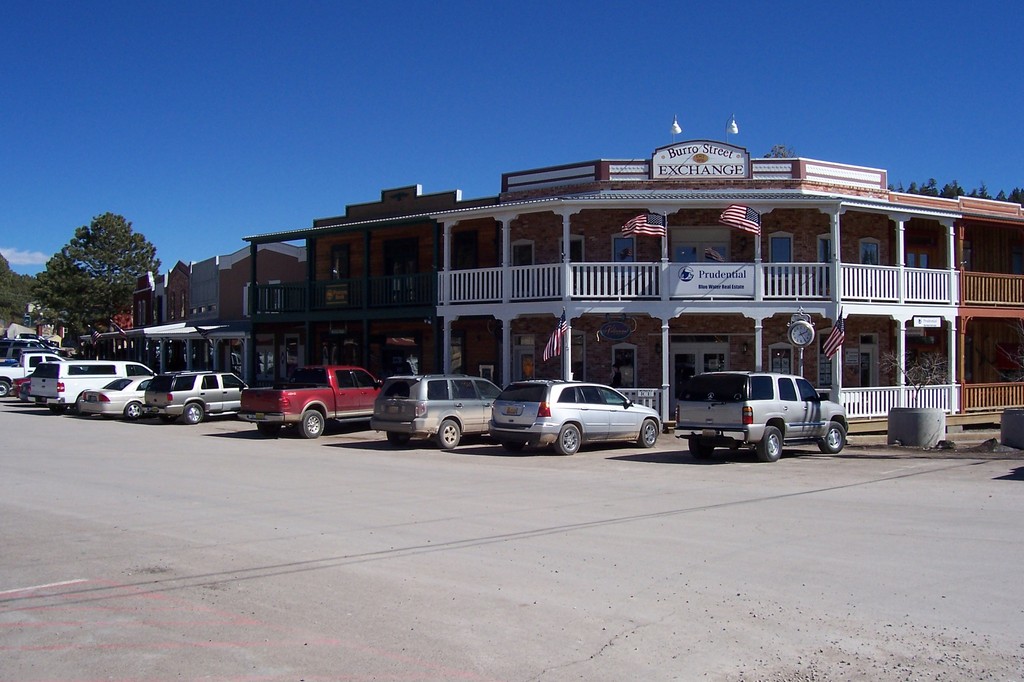 Cloudcroft, NM: Downtown in March 2007