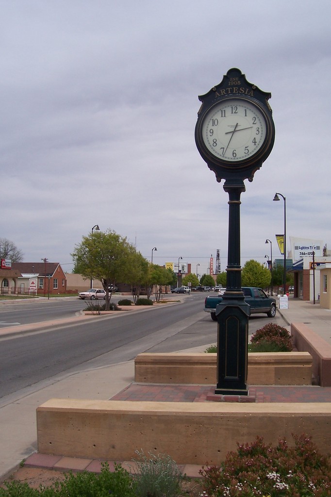 Artesia, NM: Est. in 1905 - Looking East, April 207