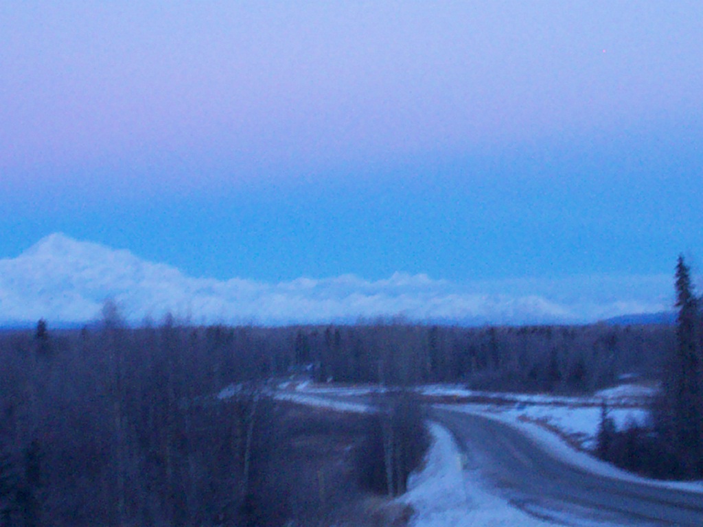 Talkeetna, AK: A picture from the "overlook" in winter of 2006