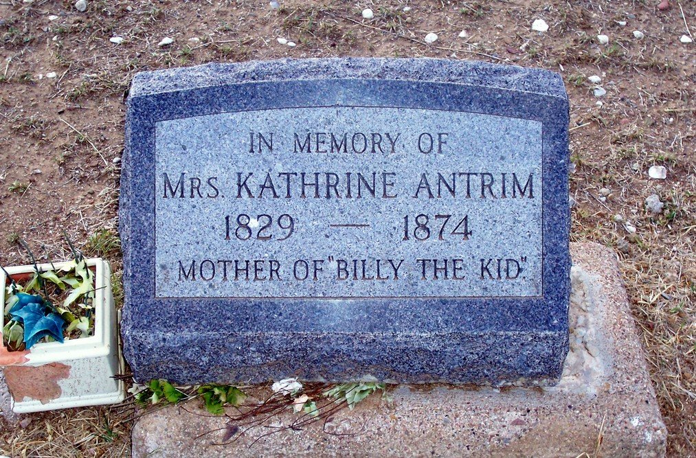 Silver City, NM: Mother of Billy the Kid - Memorial Lane Cemetery, October 2007
