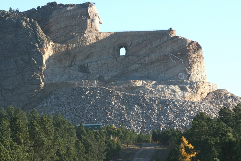 Hill City, SD: Crazy Horse Monument near Hill City, SD