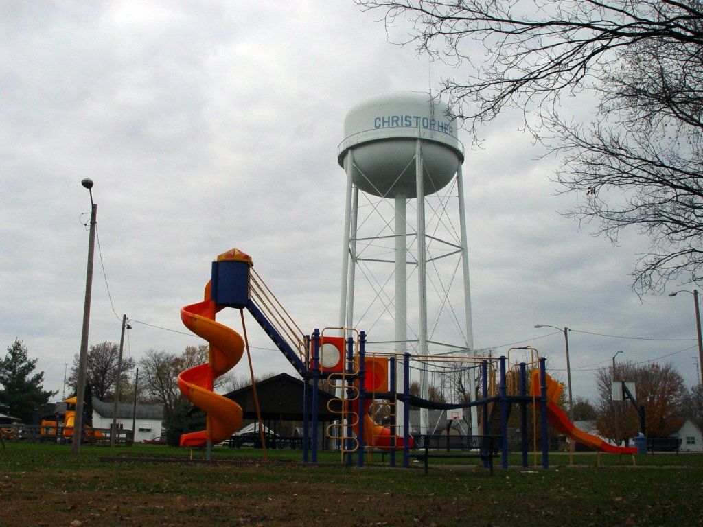 Christopher, IL: A good playground come summer.