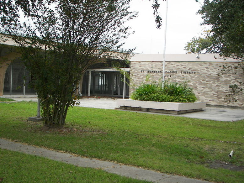 Chalmette, LA Chalmette public library, hurricane took its toll on
