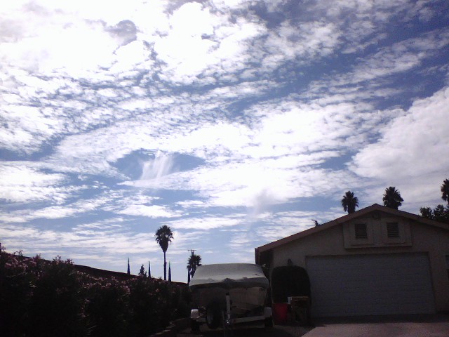Beaumont, CA: The sky above me
