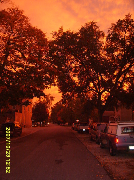 Grant Park, IL: October Sunset