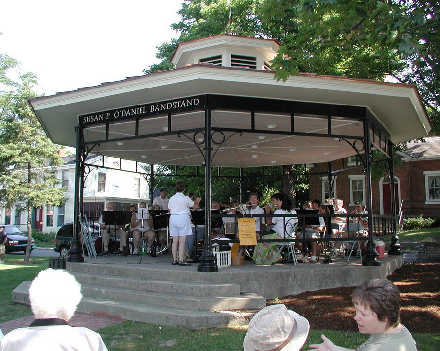 Vergennes, VT Susan P. O'Daniel bandstand in City Hall Park photo