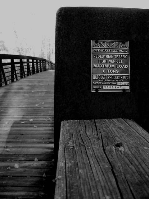 Edwardsville, IL: Bridge on the bike trail at SIUE