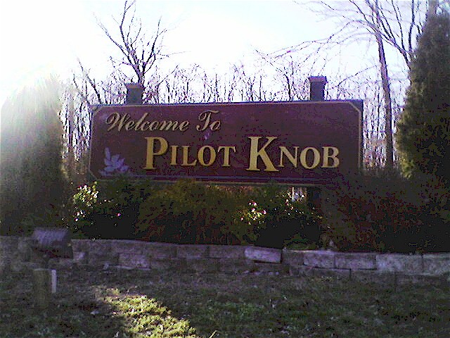 Pilot Knob, MO: Town Sign