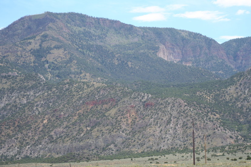 Annabella, UT View of the mountains at the Eastern border of