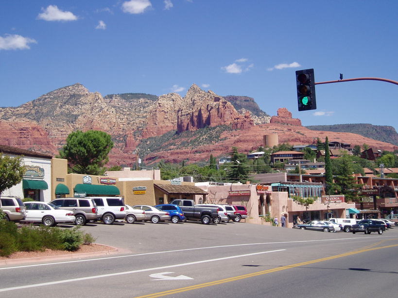 Sedona, AZ: main street