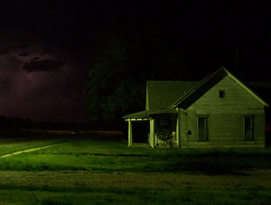 Lebanon, KS: Lightning strike, Lebanon, Kansas