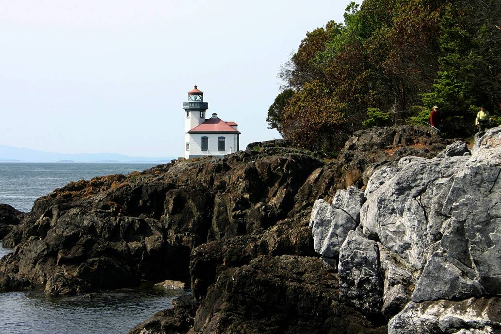 San Juan, WA: Lime Kiln Lighthouse, San Juan Island, WA