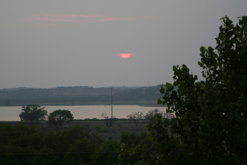 Canyon Lake, TX: Canyon Lake at Sunset
