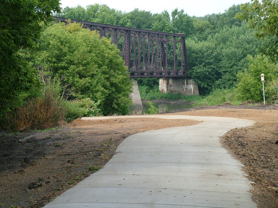 Rock Valley, IA Old Railroad Bridge (now part of trail system) photo
