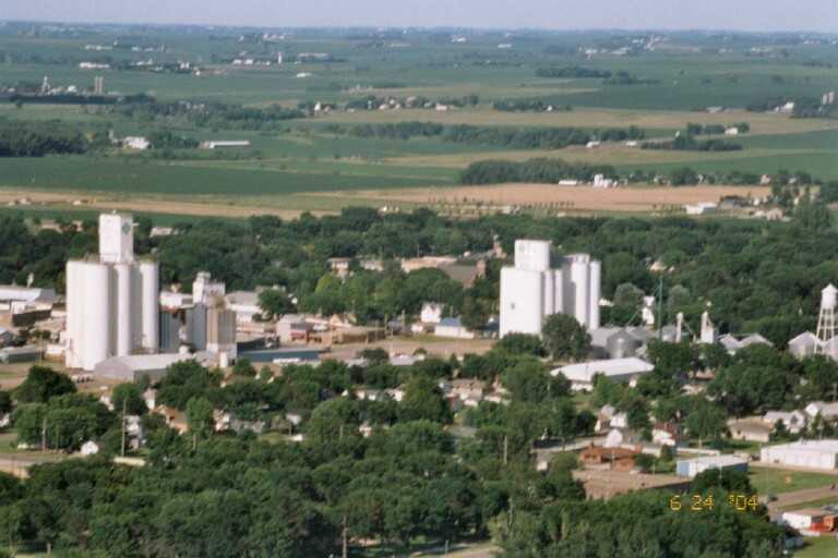 Rock Valley, IA: Aerial Picture of Rock Valley (from the SE)
