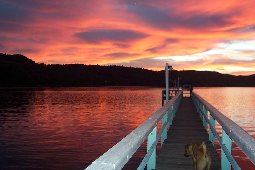 Clearlake, CA Sunset at Clearlake photo, picture, image (California
