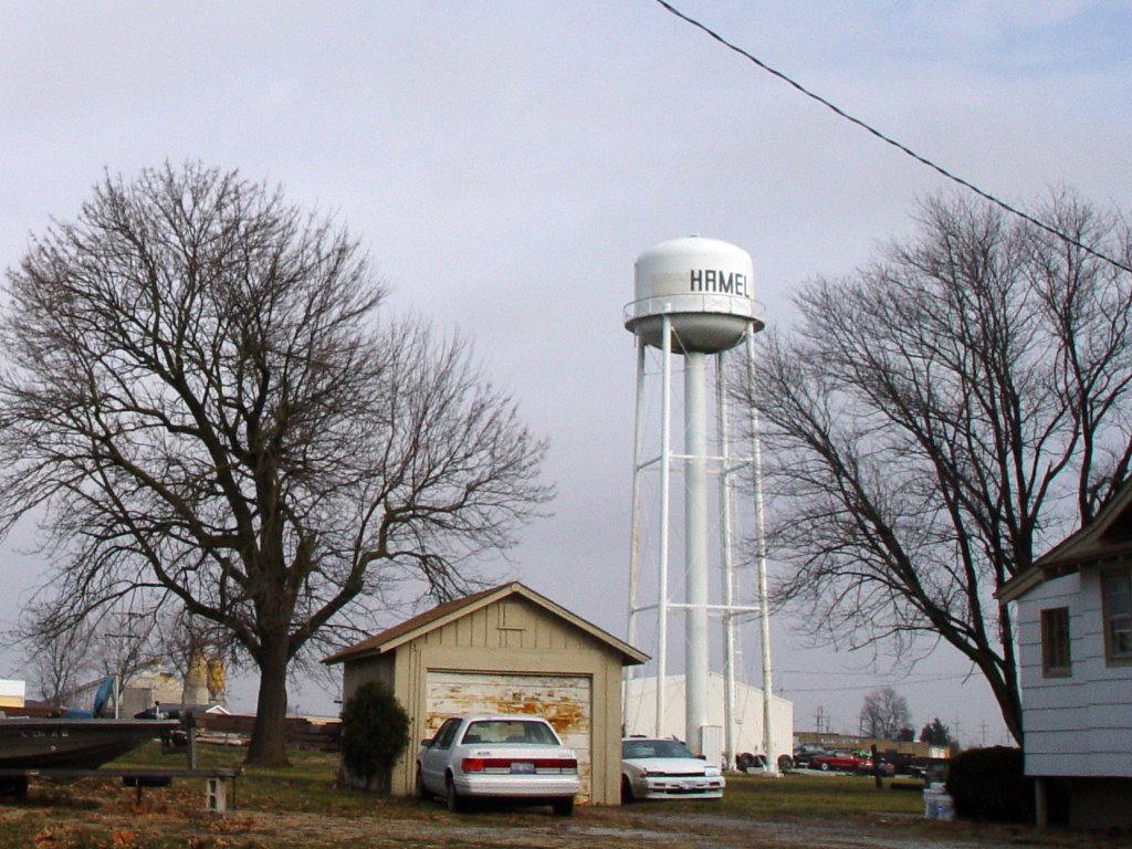 Hamel, IL Sort of Plain Jane, as towns go. photo, picture, image