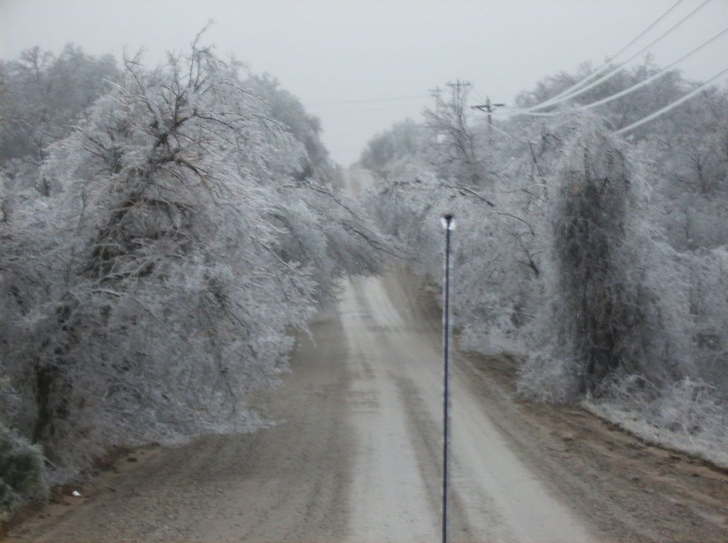 Beggs, OK: First Ice Storm December 2007
