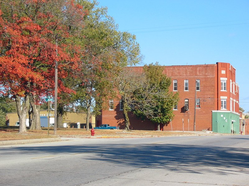 Carterville, MO Carterville, Main St, early autumn photo, picture