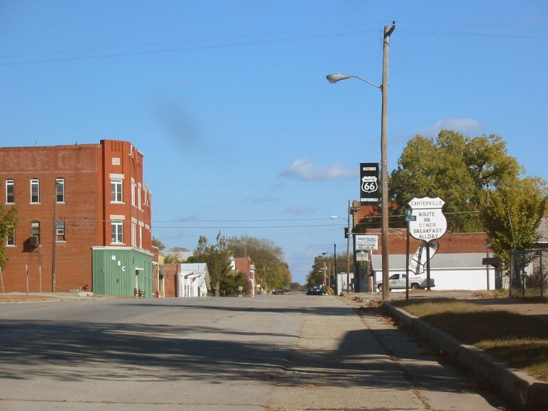 Carterville, MO Carterville, Main St, looking east photo, picture