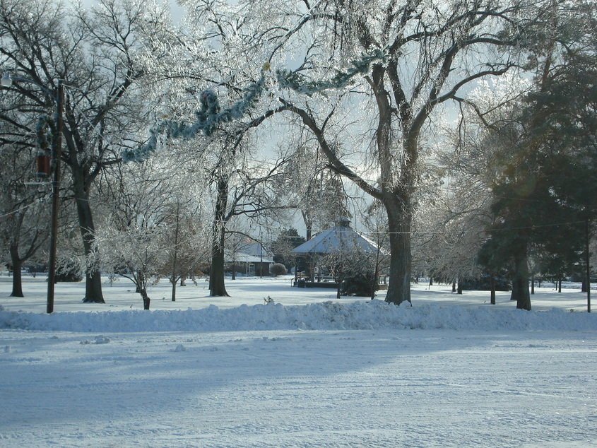 Beaver City, NE: Snow Results Dec 2006 - Center of town
