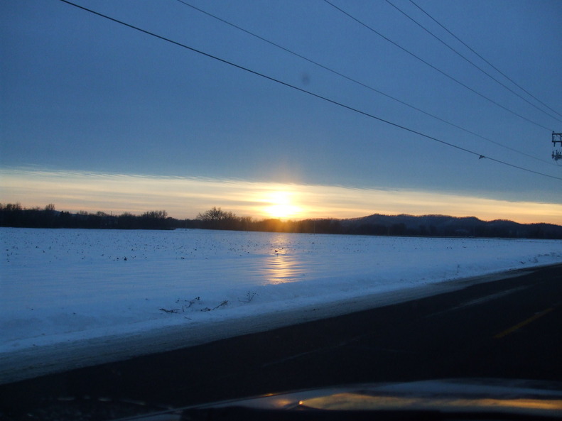 West Salem, WI: Wintery Sunset
