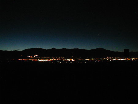 Colorado Springs, CO: Colorado Springs at Night