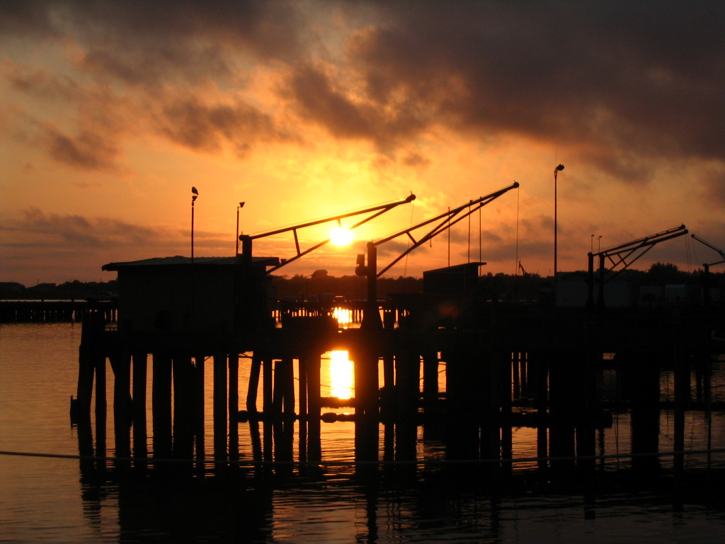 Crescent City, CA: Sunset at the Dock
