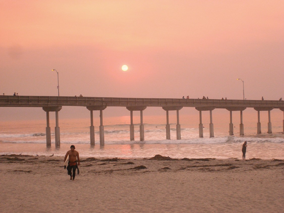 San Diego, CA: the peir in ocean beach san diego ca