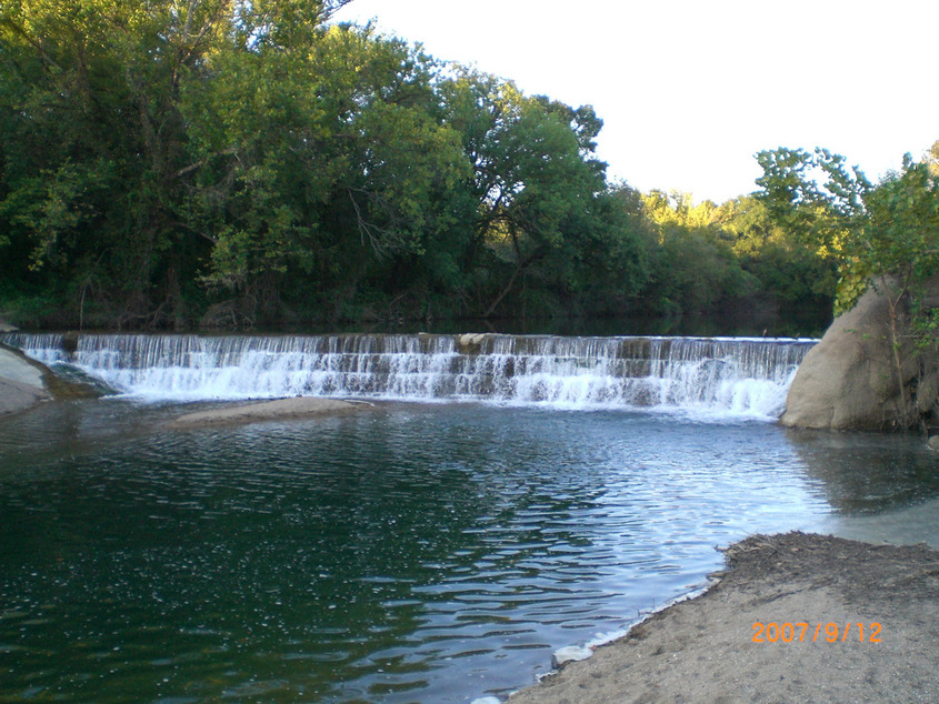 Tishomingo, OK: Pennington Creek Dam by the water plant