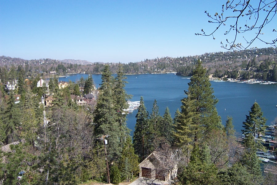 Lake Arrowhead, CA Lake View East End of lake Arrowhead photo, picture, image (California