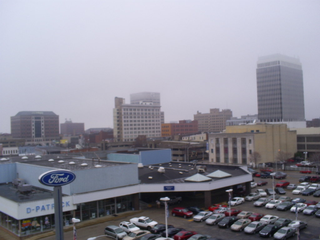 Evansville, IN: from downtown parking garge