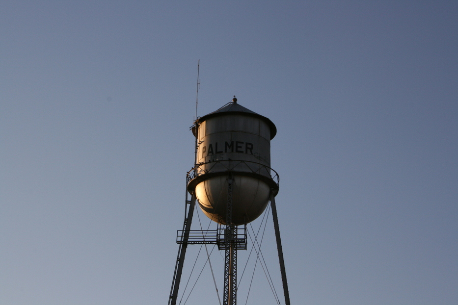 Palmer, TX: Palmer, Texas water tower.