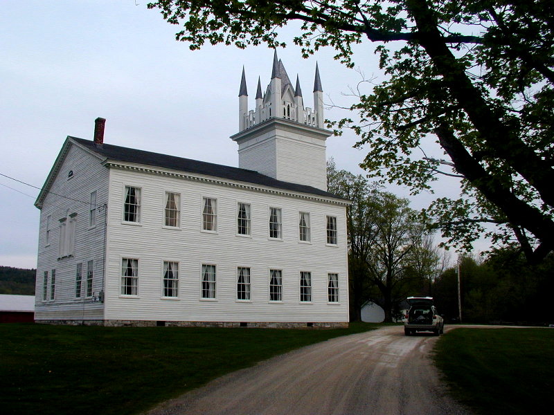 Sudbury, VT: Sudbury Meeting House, circa 1807