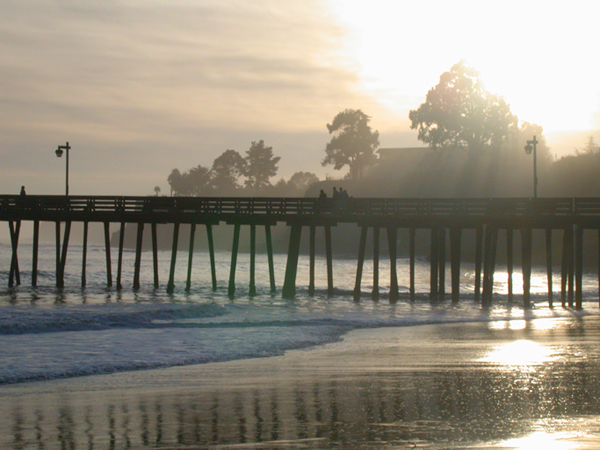 Capitola, CA: Sunset at the Wharf