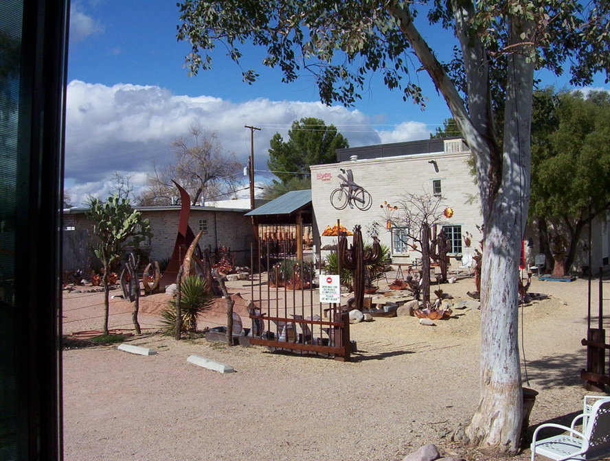 Tubac, AZ: Vendors on a side street of Tubac