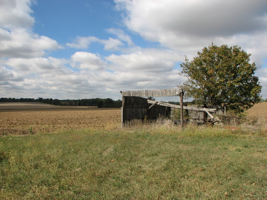 Carlisle, IN: Site of Sampson Walters' Barn - Carlisle, Indiana 10/2007