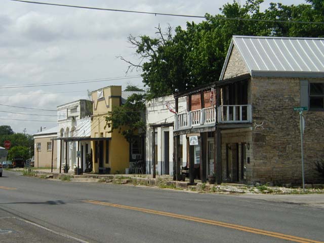 Liberty Hill, TX: Downtown Liberty Hill looking West