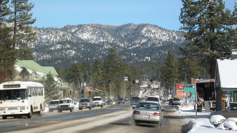 South Lake Tahoe, CA: Nearly at Ski Run Blvd