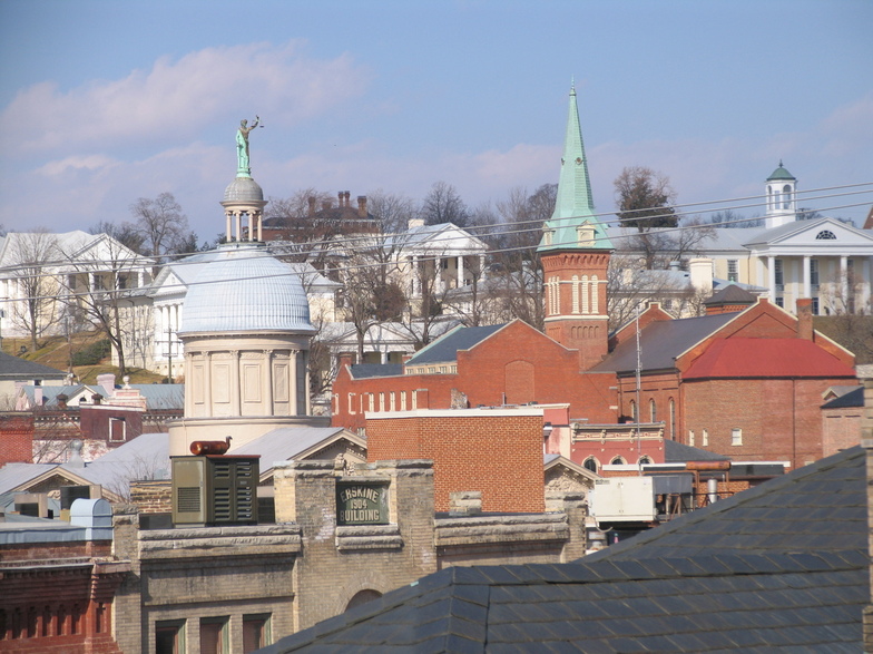 Staunton, VA: Tops of buildings