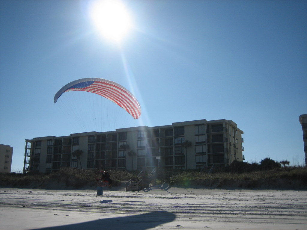 Crescent Beach, FL: kite on the beach