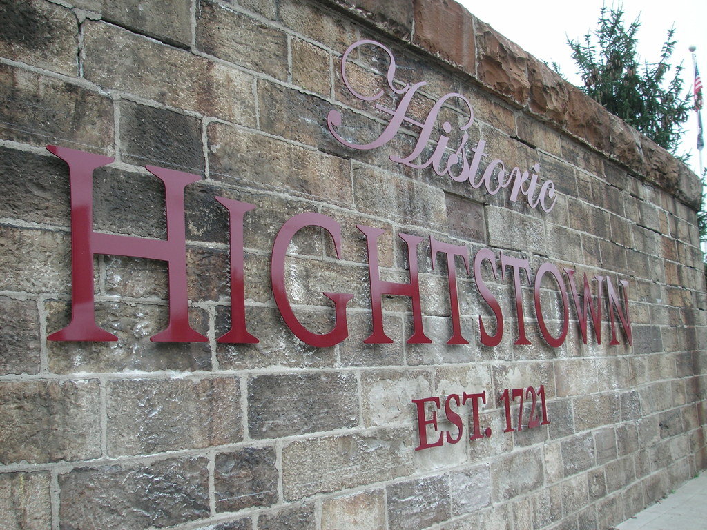 Hightstown, NJ: Hightstown Sign, downtown