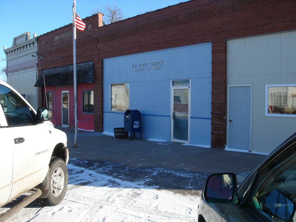 Glenvil, NE Post office. Building East built 1912. January 2008 photo