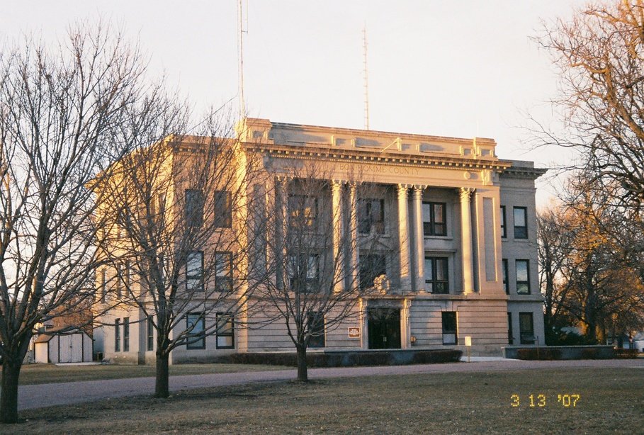 Tyndall, SD: Bon Homme County Court House IN Tyndall SD